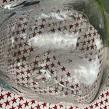 Large engraved crystal pitcher