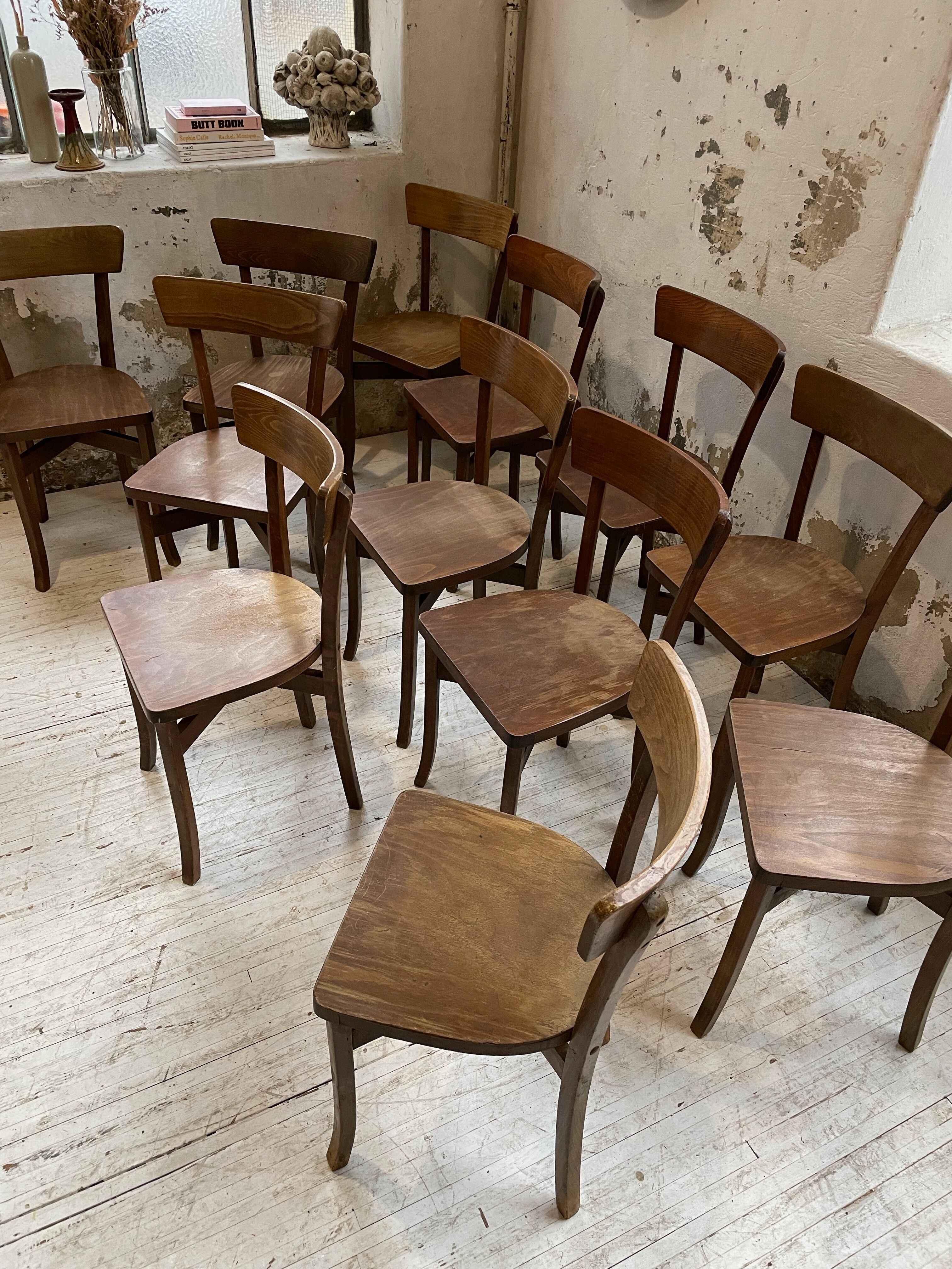 12 Baumann bistro chairs