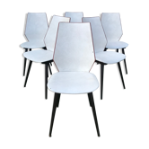 Set de 6 chaises années 50