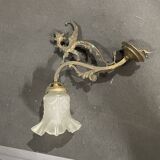 Bronze wall lamp
