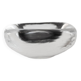 Centre de table en verre transparent lourd Orrefors Suède années 1960