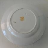 Set of 8 flat plates in Boch earthenware