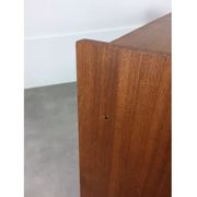 Suite of asymmetrical Scandinavian wall shelves 60s