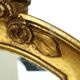Classic Gold Crested Mirror Baroque Style Sixties 61cm