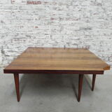 Vintage coffee table with opening on one corner
