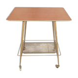 Vintage dessert in formica and brass