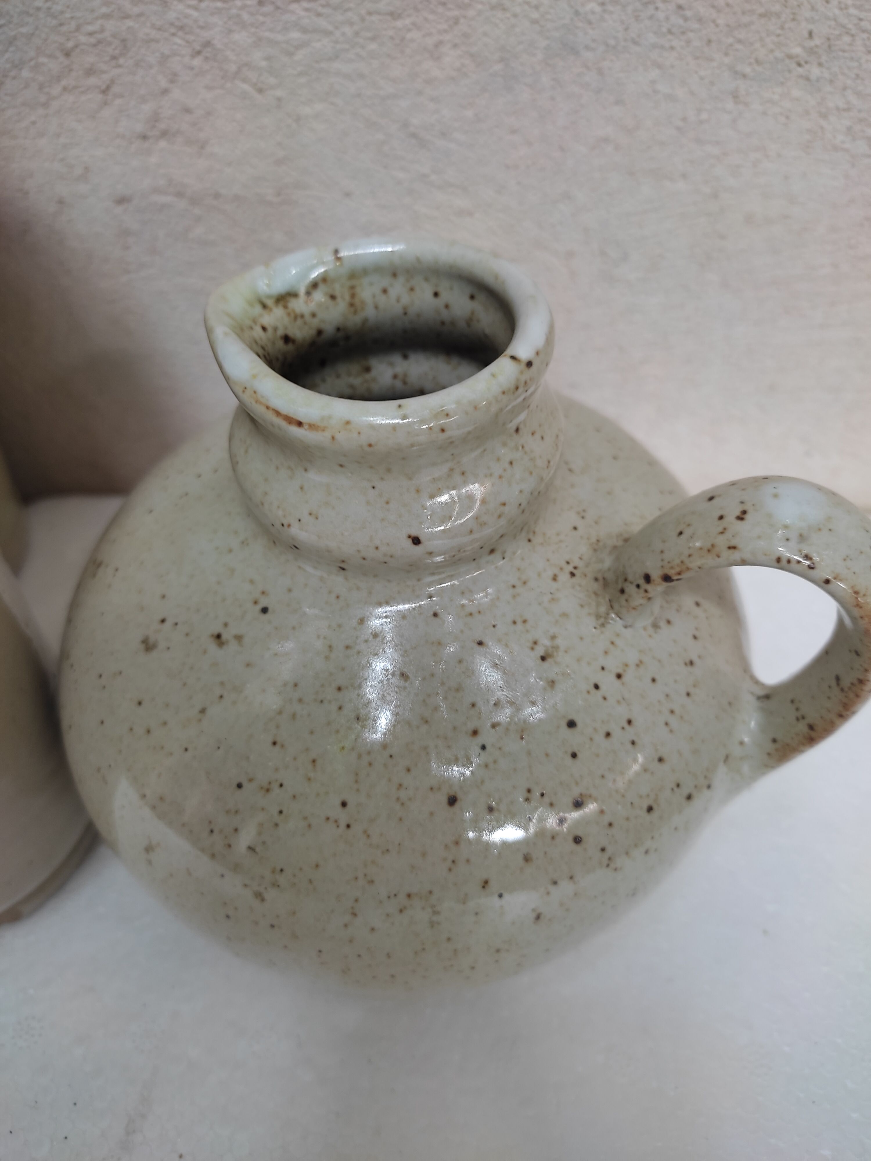 Set of sandstone bottles and pitchers