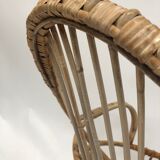 Rohe Noordwolde rattan chair, 1960, Netherlands