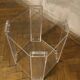 Dining table by Marais International in plexiglass and glass, 1970