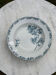Plat rond creux terre de fer St Amand/Flore