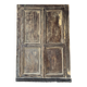 The antique patinated wardrobe