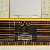 Sideboard with mirror by Luigi Brusotti, 1940