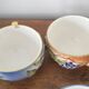 4 tasses en barbotine