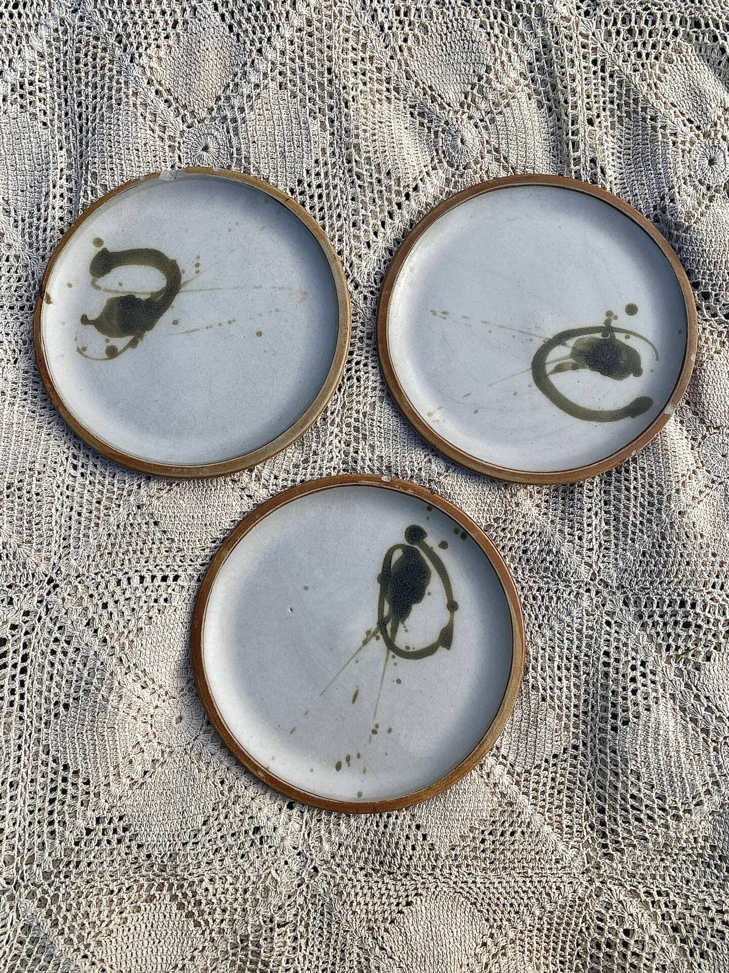 Madeleine Brault pottery service La Colombe 1960s