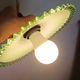 Lampe baladeuse suspension en verre vert et blanc
