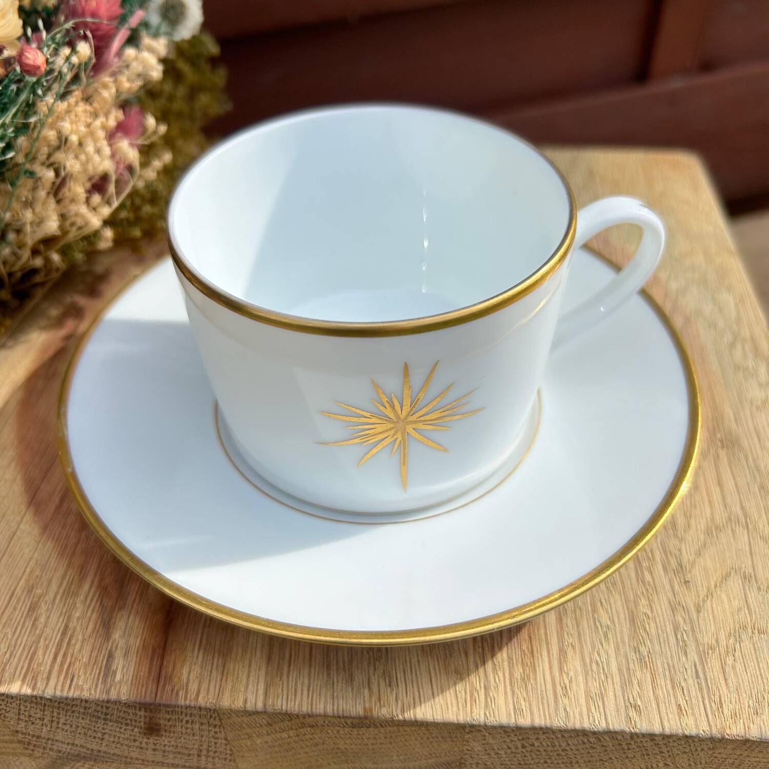 Gala Bernardaud cup and saucer