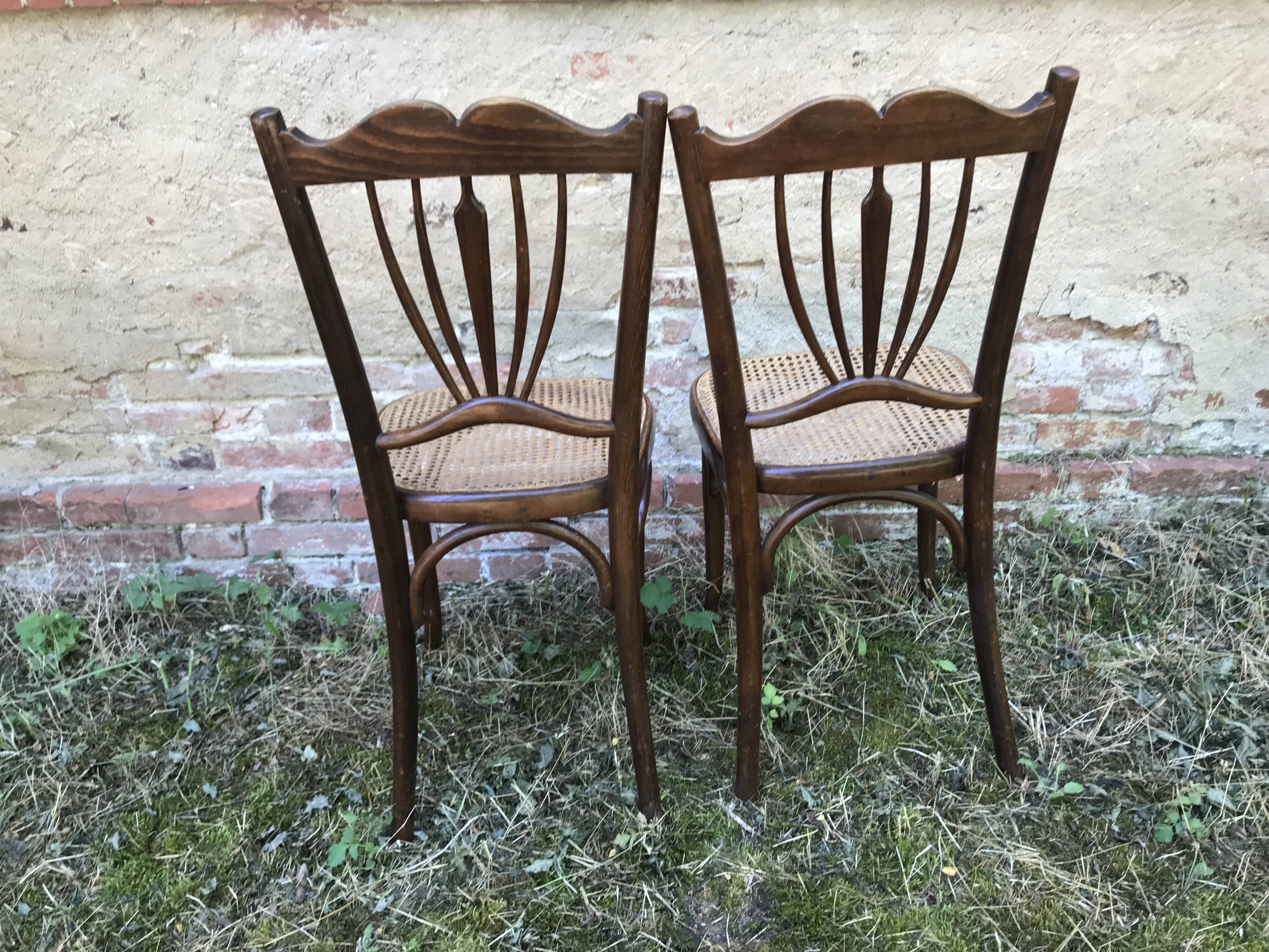 Paire de chaises bistrot Fischel