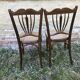 Paire de chaises bistrot Fischel