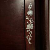 Console en bois de fer Chine ou Indochine début XXe incrustations nacre