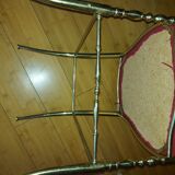 Chiavari Italian brass design chair
