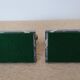 Bookends in the style of stylised donkeys, patinated metal and marble - circa 1940-1950.