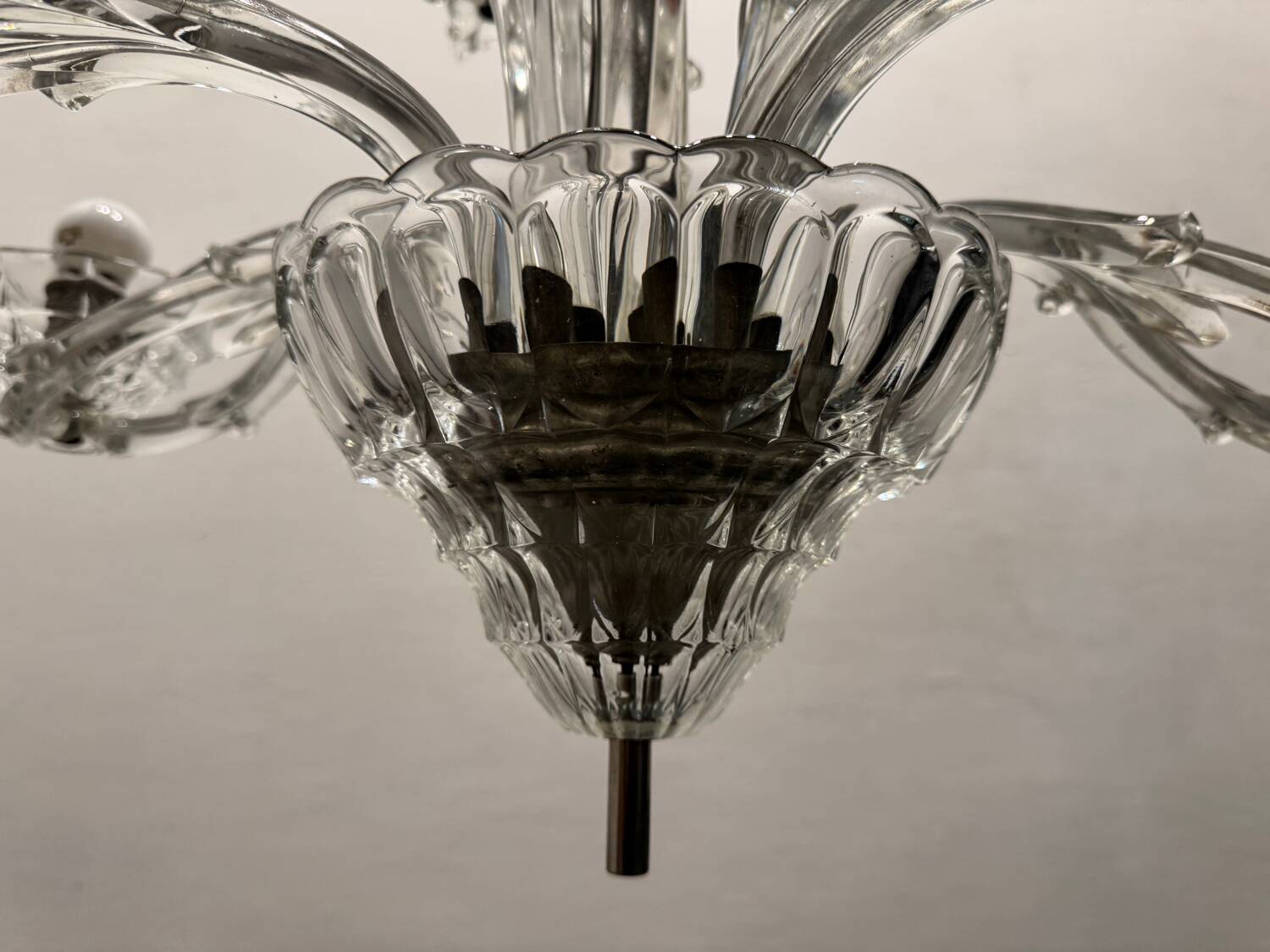 Art Deco Murano Glass Chandelier 1940’s