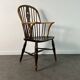 Chair, Windsor Low Back armchair in elm, England, 19th century