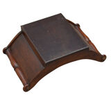 George III mahogany cheese coaster