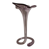 Vase trompette 27 cm, vase Murano années 70
