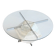 Diamond shaped coffee table in white travertine Italy 1960