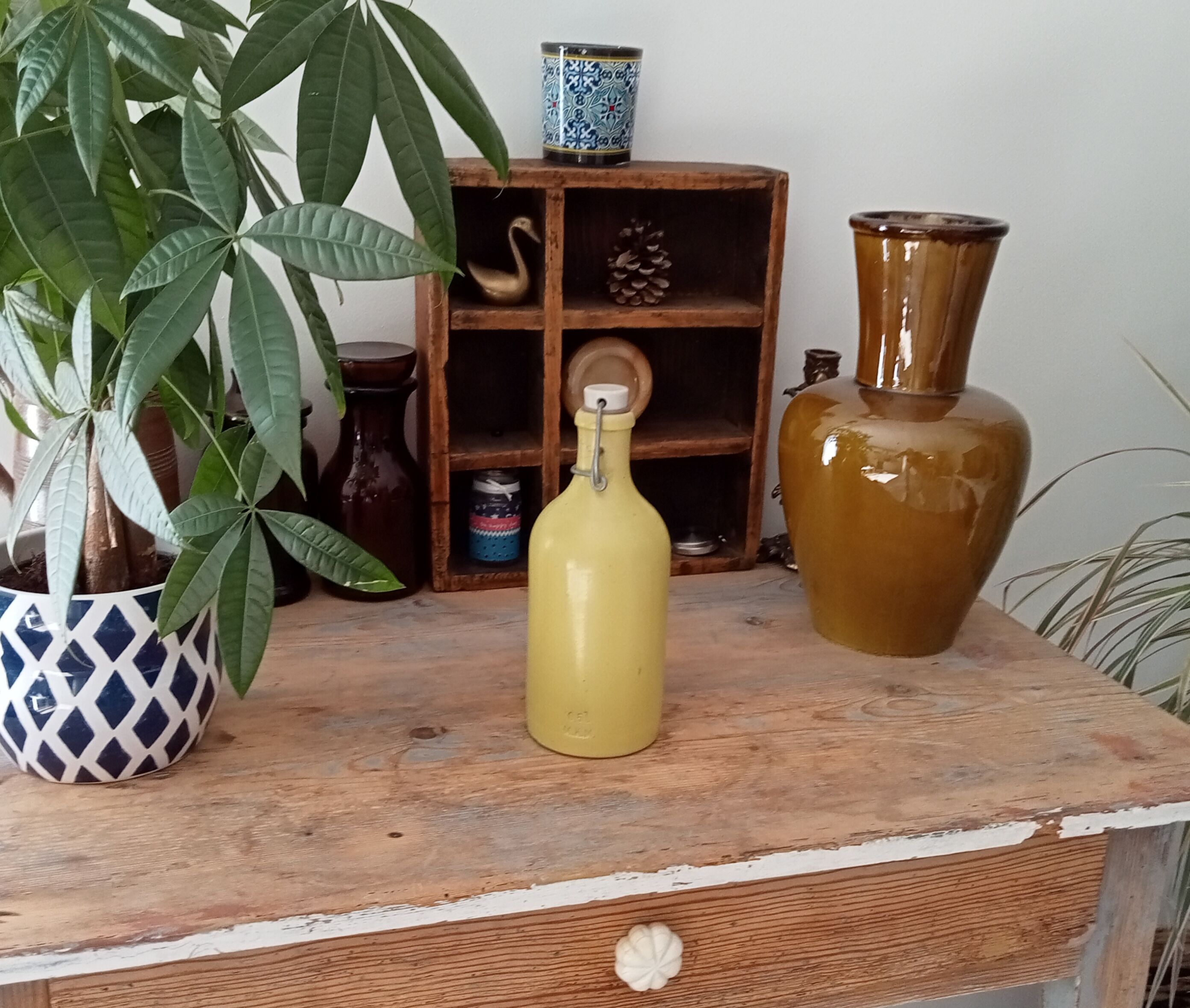 Vintage stoneware bottle