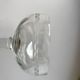 Set of 6 depicted Art Deco engraved crystal champagne glasses mismatched 50s