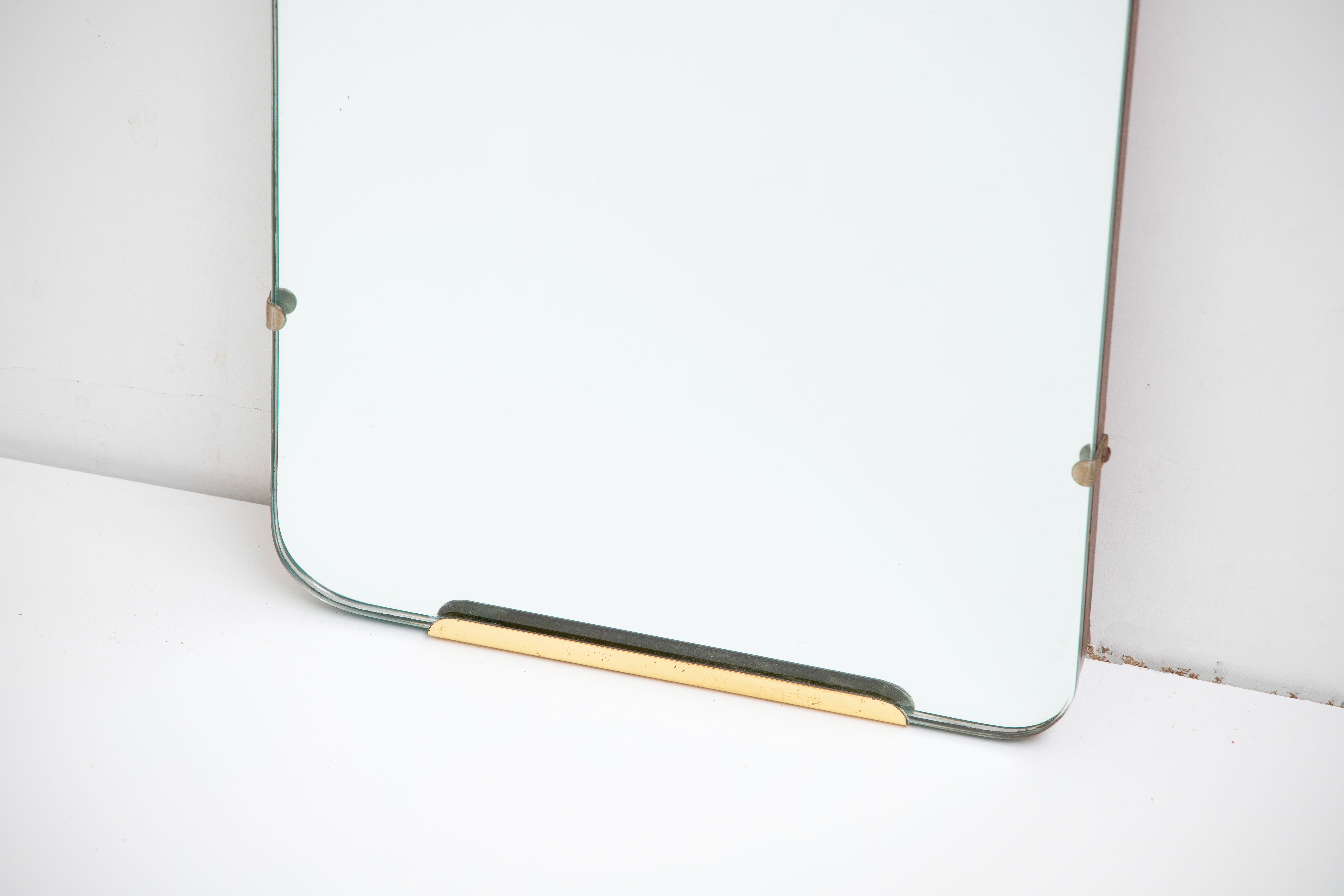 Scandinavian vintage mirror, 1960s 56x25cm