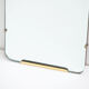 Scandinavian vintage mirror, 1960s 56x25cm