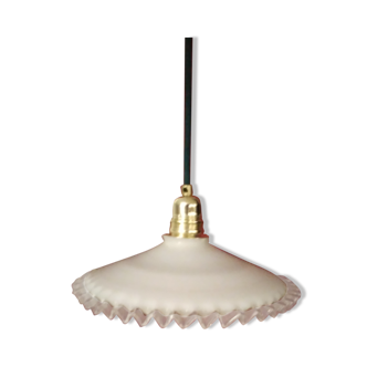 Vintage opaline hanging lamp