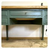 Vintage desk with 5 drawers