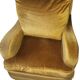 Pair of vintage gold velvet armchairs - excellent condition