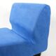 Chauffeuse modulaire bleue Édition Herman Miller