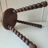 Wood tripod stool