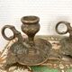 Pair of brass candlesticks