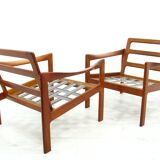 Lounge chairs by Illum Walkelsø for Niels Eilersen, 1960s