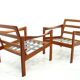 Lounge chairs by Illum Walkelsø for Niels Eilersen, 1960s