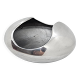 Ashtray - vintage space age aluminum pocket emptier