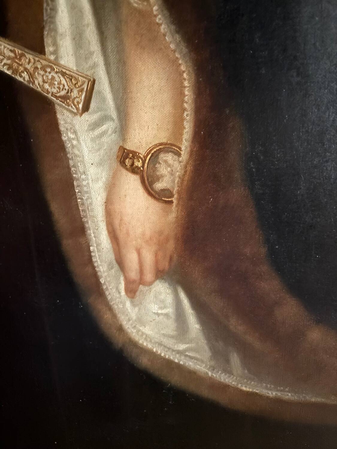 Oil painting painting 19th large format