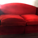 Red sofa