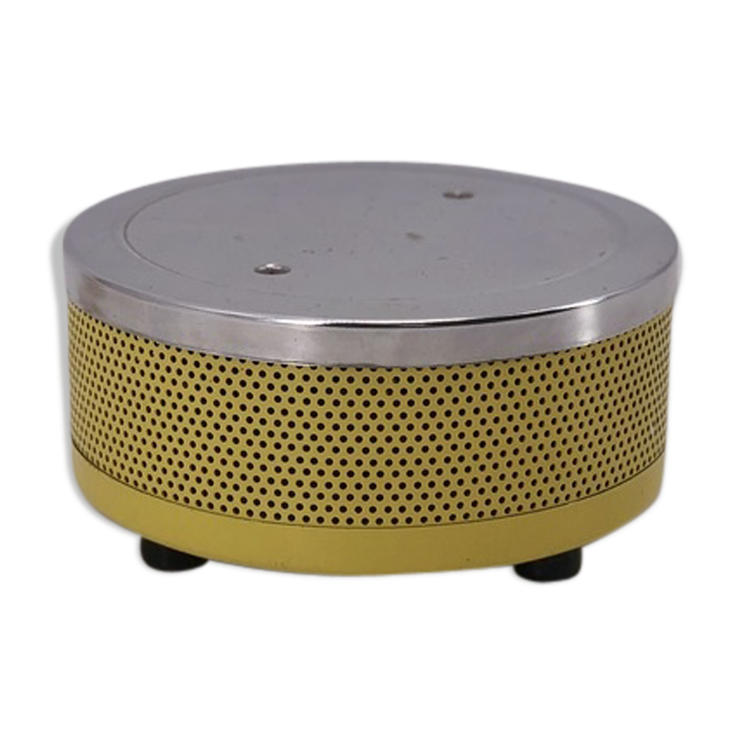 Night light in yellow perforated