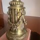 pair of antique bronze candlesticks