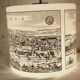 Vintage French 1960s modernist Arlus opaline pendant light, Paris Bordeaux