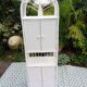 White rattan shelf
