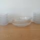 Crystal fruit service with its 8 matching bowls.